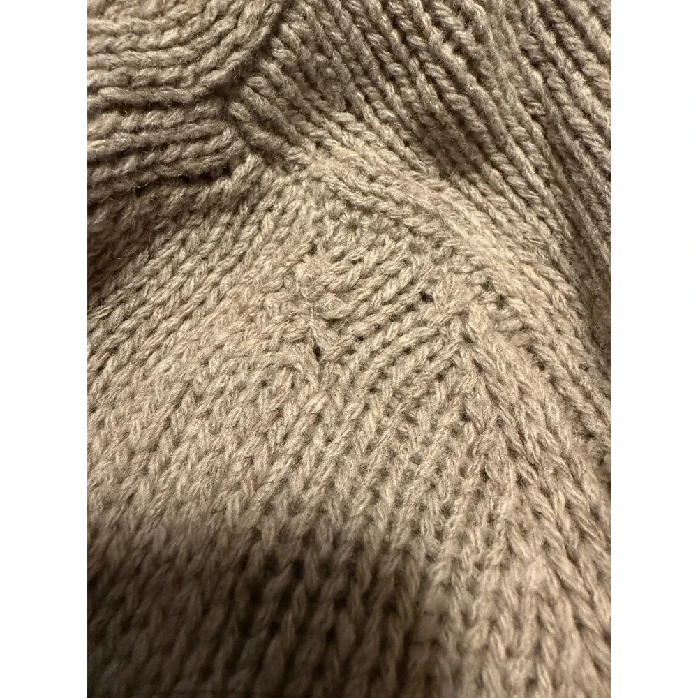 Zadig & Voltaire $328 Nalma Rock Brown Chunky Turtleneck Sweater Festival - Picture 4 of 11